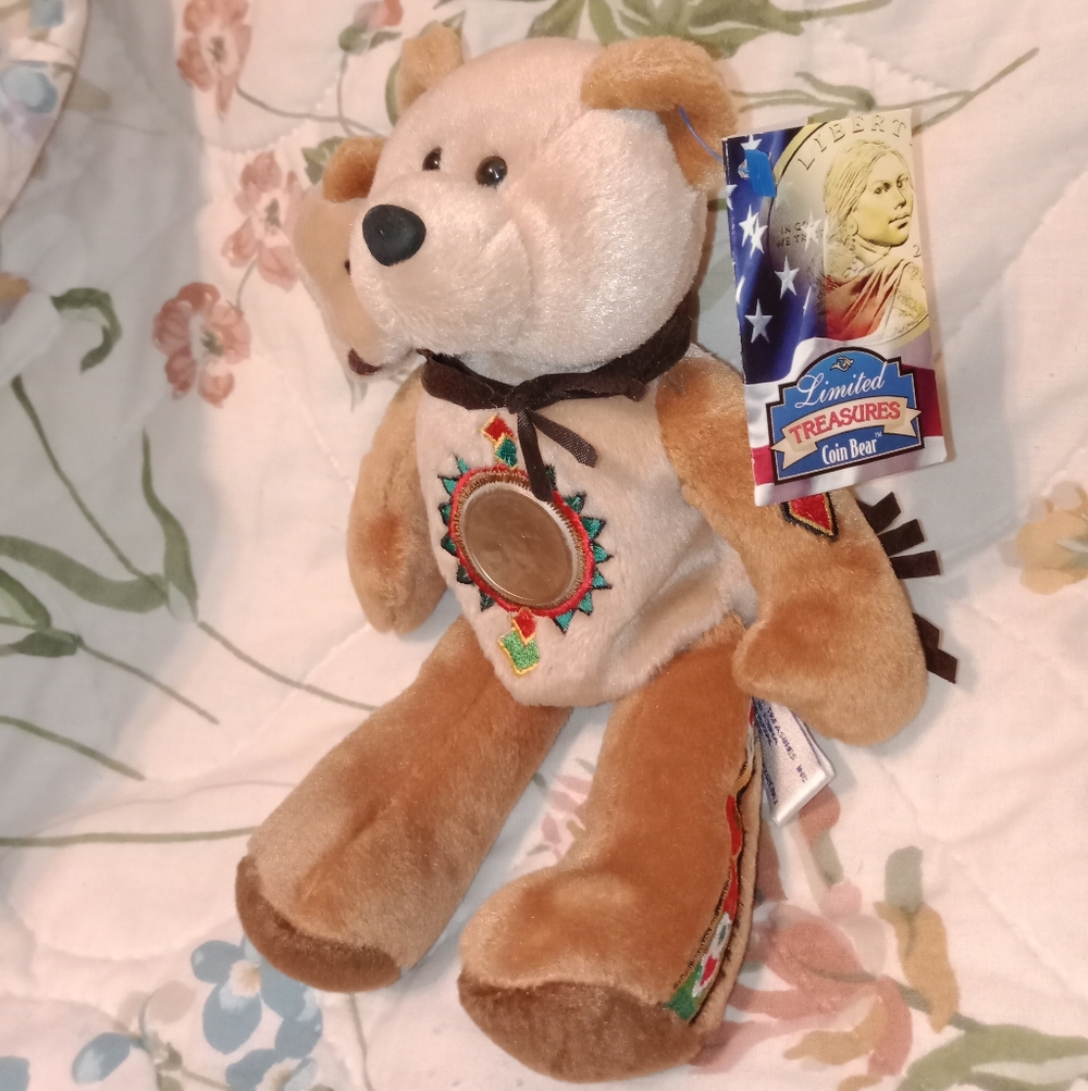 Limited Treasures Coin Bear Sacagawea & Pomp